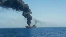 iran, us, tanker attack, gulf of oman tanker attack, gulf of oman, us iran, us iran conflict, us iran nuclear deal, us sanctions, us iran ties, two tankers attacked, latest news, world news, indian express news