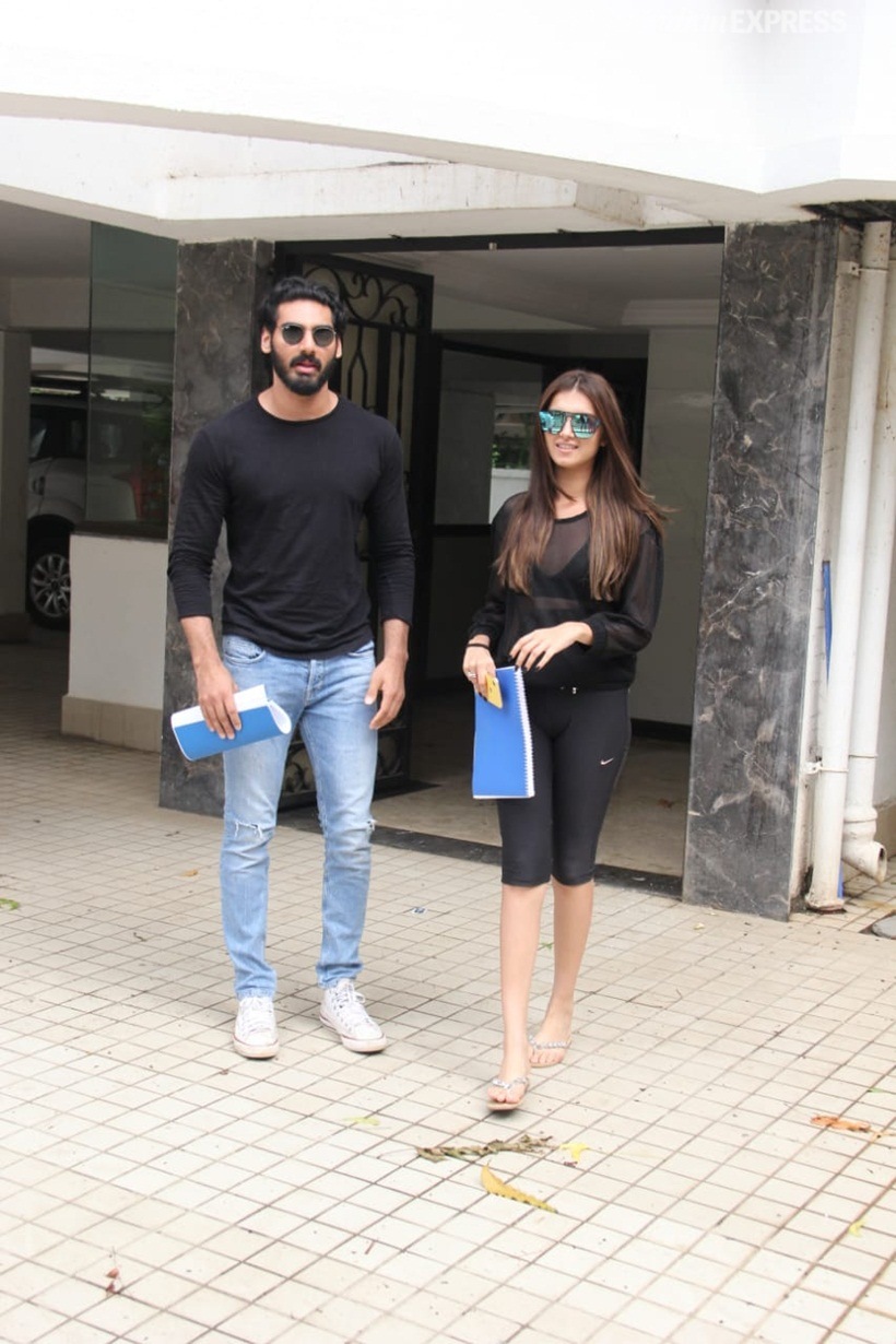 tara sutaria with ahaan shetty