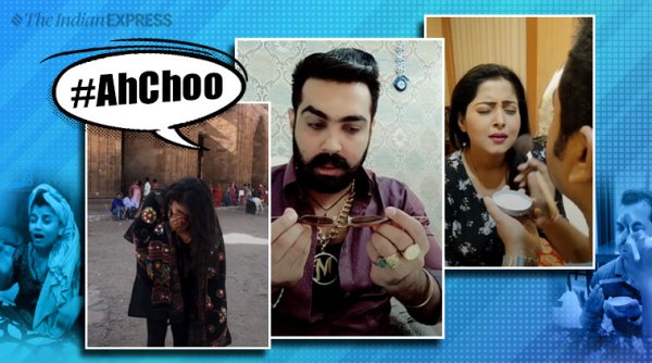 tiktok, tiktok funny videos, tiktok, tiktok funny challenges, tiktok ahchoo trending challenge, ahchoo tiktok videos, sneezing tiktok videos, tiktok ahchoo, tiktok lipsync challenge, tiktok new trend, funny tiktok videos , indian express