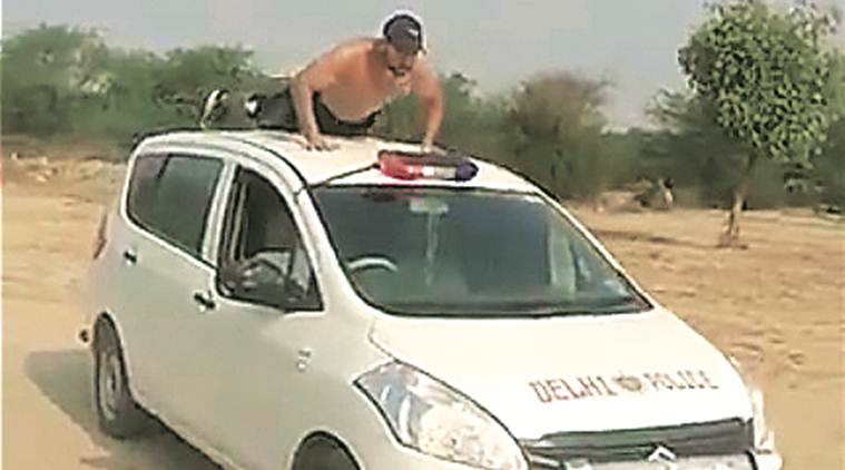 Probe after TikTok video shows man’s stunt on ‘cop car’