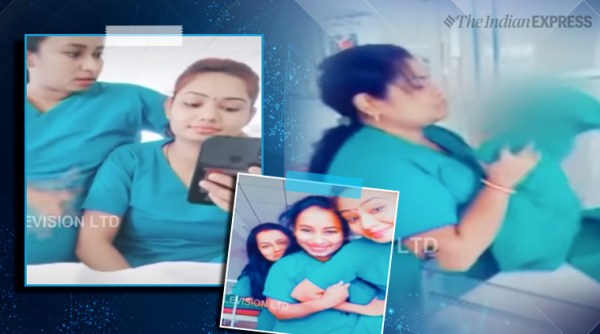 TikTok videos, TikTok nurse dancing videos, tiktok compilation, tikTok challenges, TikTok Odisha hospital video, Odisha hospital tiktok video, tiktok funny videos, Indian express