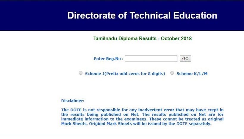 DOTE result, TNDTE result, TN DTE diploma result, TNDTE diploma April result 2019, tndte.gov.in, intradote.tn.nic.in, tamil nadu result, india result, education news, indian express, indian express news