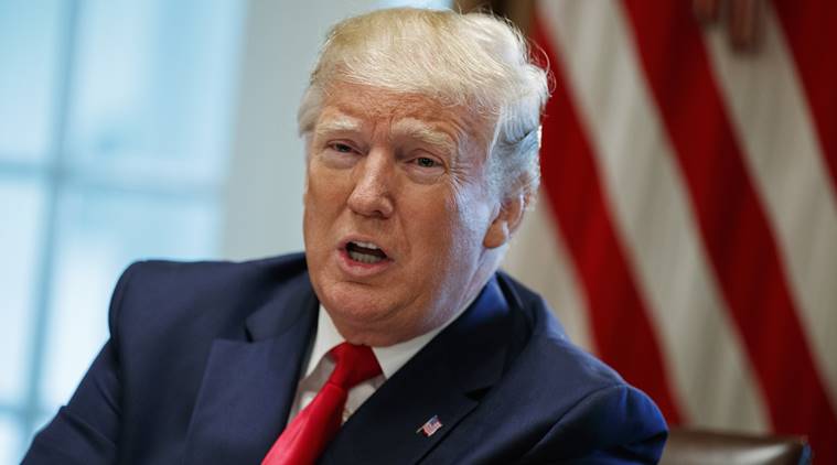 trump, trum interview, time magazine interview, trump time interview, trump time magazine interview, military force, military force vs Iran, nuclear weapon, indian express