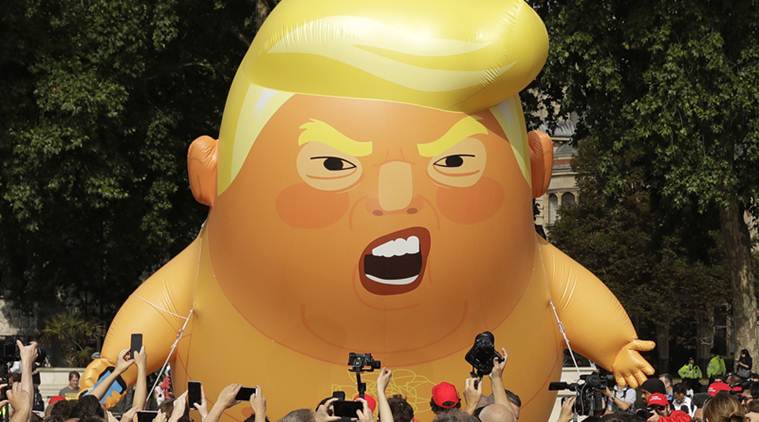 donald trump in UK, Hasan Minhaj, the patriot act, navika kumar, us news, world news,