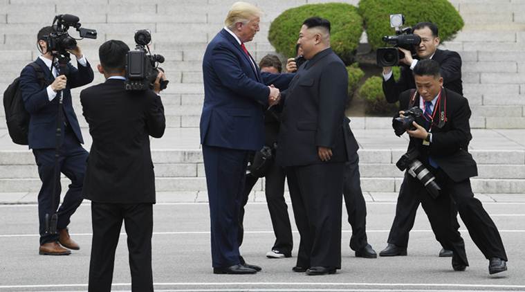 donald trump, us president donald trump, kim jong un, donald trump kim jong un meeting, trump kim meeting, trump-kim meeting, trump-kim meet, north korea, us, world news, Indian Express
