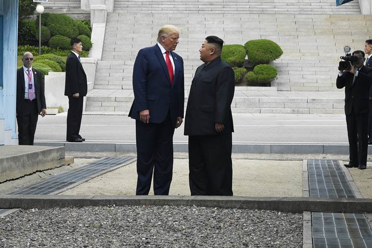 donald trump, us president donald trump, kim jong un, donald trump kim jong un meeting, trump kim meeting, trump-kim meeting, trump-kim meet, north korea, us, world news, Indian Express