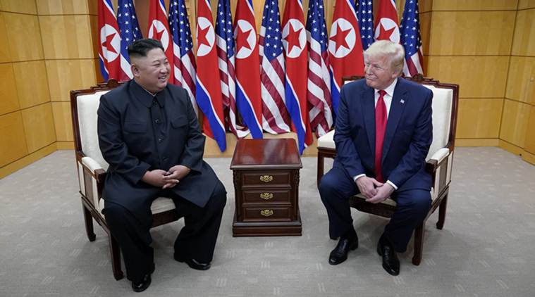 donald trump, us president donald trump, kim jong un, donald trump kim jong un meeting, trump kim meeting, trump-kim meeting, trump-kim meet, north korea, us, world news, Indian Express