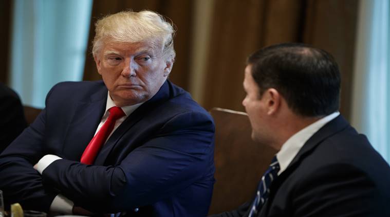 Donald Trump,Mideast peace plan, Jordan tremors, tremors in Jordon, Palestinian state, Trump middle east plan, Fear of Jordan,Jordan fear trump, Indian Express