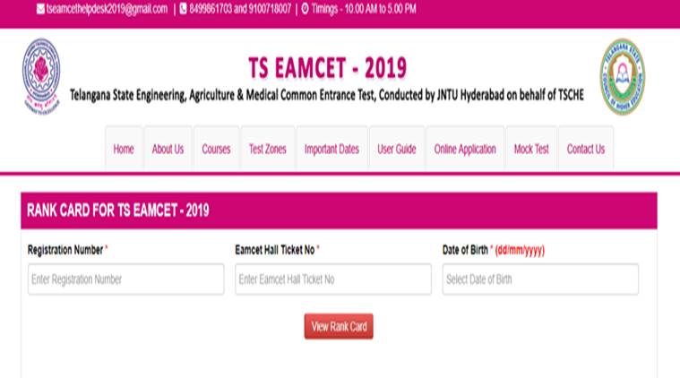 Manabadi TS EAMCET Results 2019 Released At Eamcet.tsche.ac.in: Rank ...