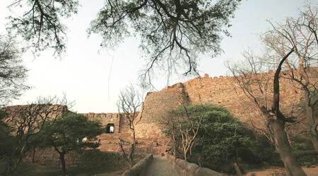 Tughlaqabad fort, Tughlaqabad fort condition, Tughlaqabad fort facelift, archeological survey of India, delhi history, historical places, elhi heritage, indian express