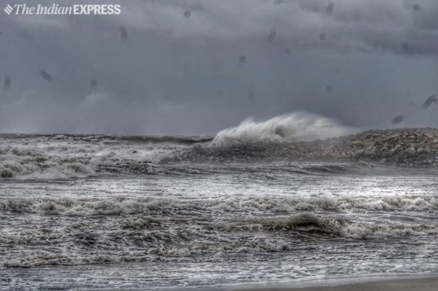 cyclone vayu, cyclone vayu photos, cyclone vayu news, cyclone vayu gujarat, cyclone vayu video, cyclone vayu location, weather today, today weather, cyclone vayu in mumbai, weather report today, weather forecast, weather forecast today, cyclone vayu news, fani cyclone, fani cyclone today news, india news, indian express