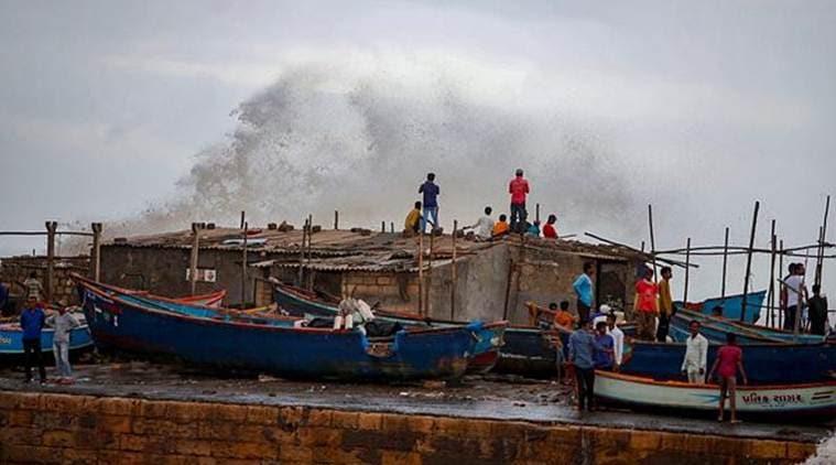 Vayu, Cyclone Vayu, Gujarat weather, Gujarat Cyclone, Cyclone Rehabilitation, Vayu in Gujarat,Indian express news, Latest news.