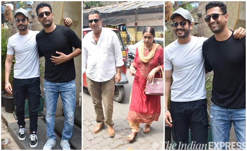 Vicky Kaushal, Sunny Kaushal with parents