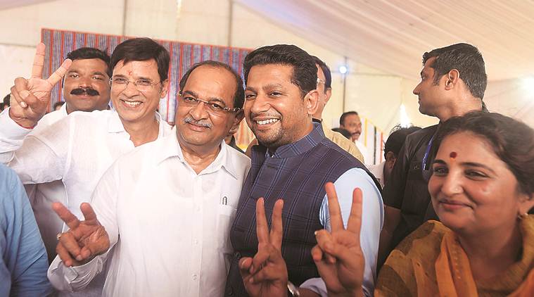 maharashtra cabinet, maharashtra chief minister, Maharashtra cabinet expansion, Vikhe Patil BJP, Mumbai, Mumbai news, Devendra fadnavis, BJP, Shiv Sena, Maharashtra state cabinet, Maharashtra elections, Mumbai politics, India news, Indian Express