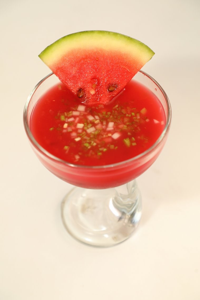 cold salad, soup recipe, cold soup recipe, chicken salad, food recipe, delicious food recipe, indian express food