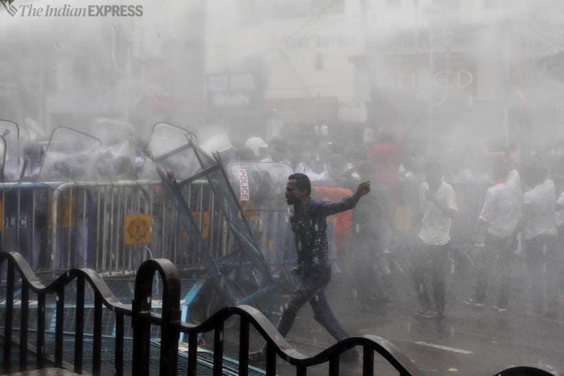 BJP Workers, Police Clash During Protest Rally In Kolkata | India News ...