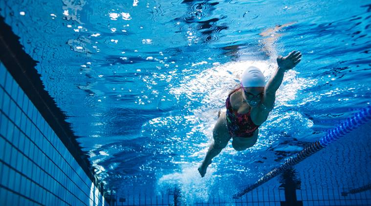swimming, exercising in summer, indian express, dehydration