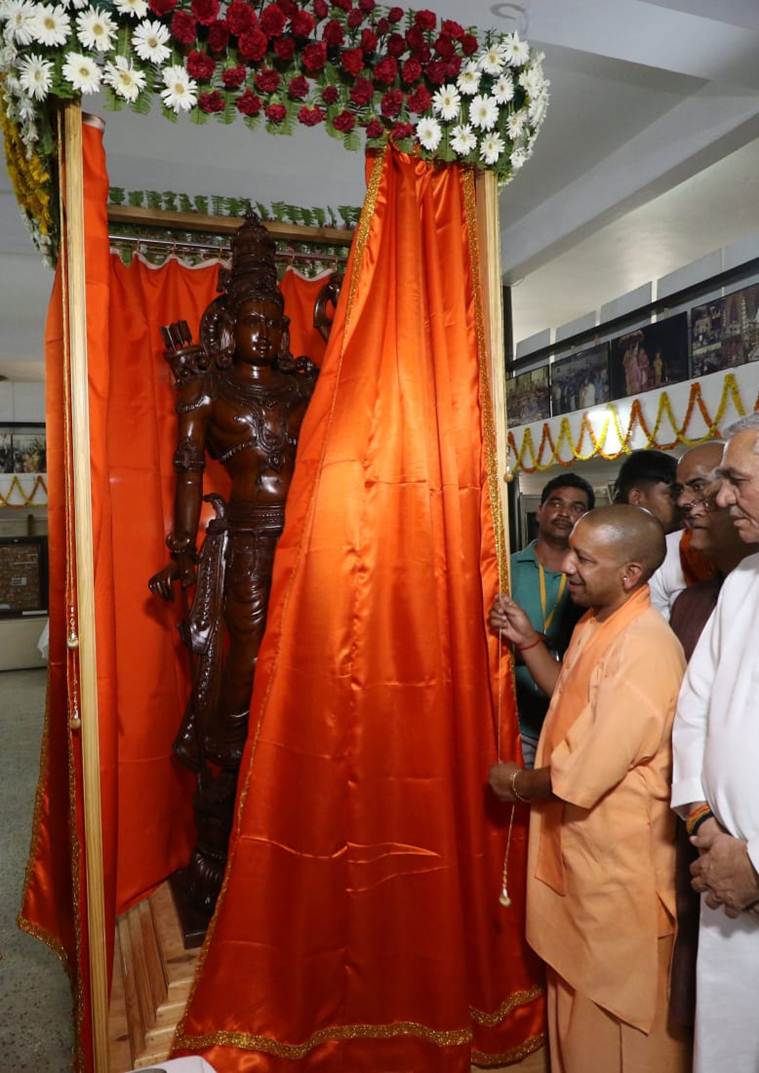 yogi adityanath, uttar pradesh chief minister, uttar pradesh chief minister yogi adityanath, up cm yogi adityanath, ayodhya, ram statue ayodhya, ayodhya ram statue, india news, Indian Express