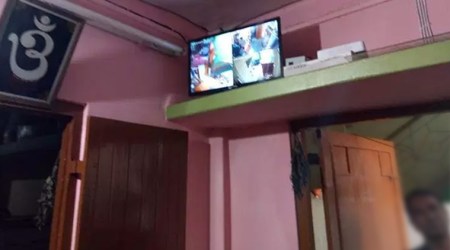 The situation spun out of control when the woman's husband installed five CCTV cameras in the four-room house last September.