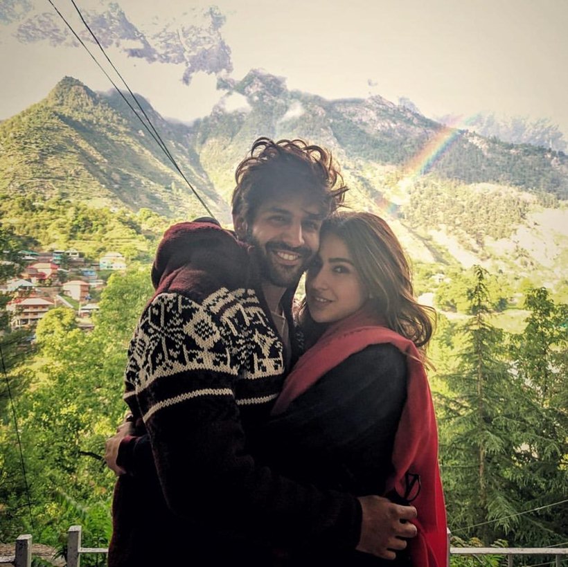 kartik aaryan on sara ali khan