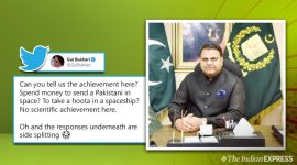 Pakistan, Fawad Chaudhry, Fawad Chaudhry memes, Fawad Chaudhry trolled, Pakistan space venture, Pakistan Space venture trolled, Pakistan Minister trolled,Trending, Indian Express news