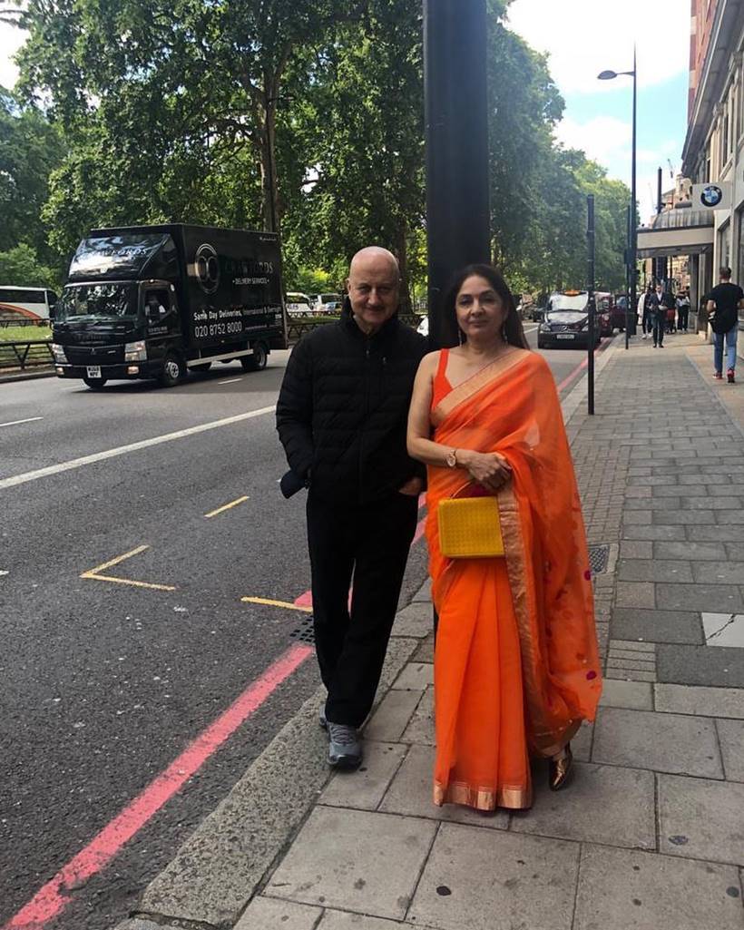 anupam kher with neena gupta