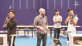 Abhinav Bindra trains three for refugee team to Olympics