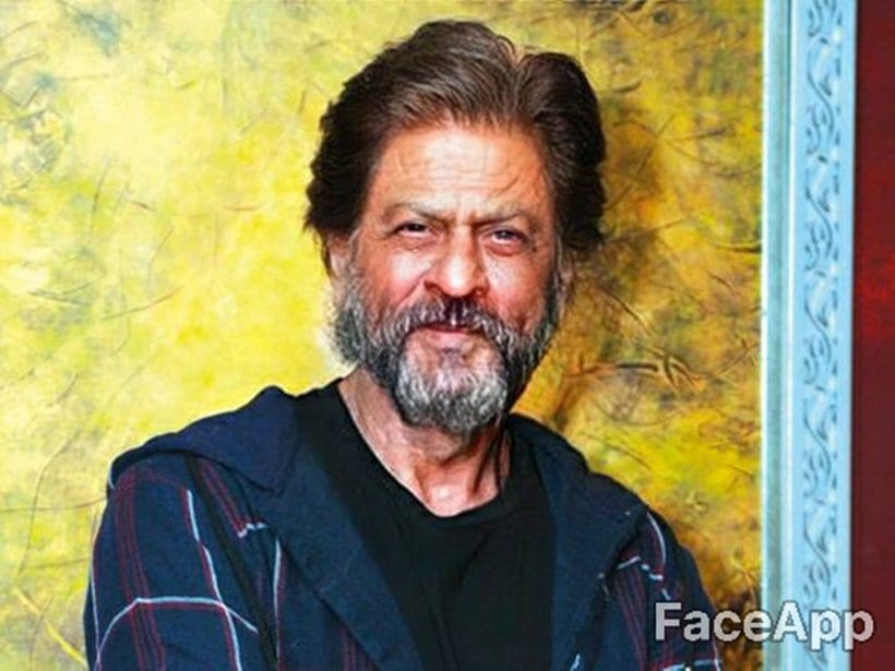 shah rukh khan faceapp
