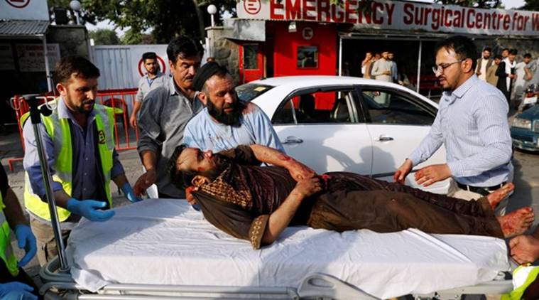 Afghanistan, Afghanistan blast, Kabul blast, Kabul bomb blast,Amrullah Saleh, Amrullah Saleh attack, Afghanistan news, Indian Express