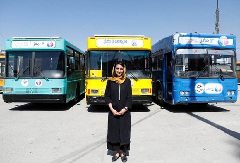 mobile library, mobile bus library, library in bus, kabul mobile bus library, afghanistan bus library, library-on-wheels, library-on-wheels kabul, library-on-wheels afghanistan, world news, indian express