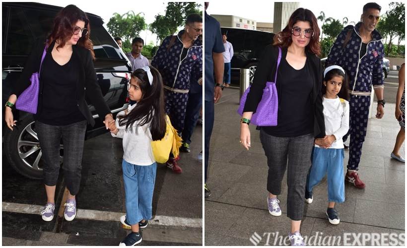 Akshay Kumar, Twinkle Khanna, Nitara Kumar