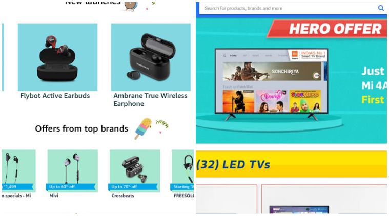 Flipkart Big Shopping Days Sale,  Prime Day Sale 2019 Deals, Offers  on TVs, Earphones: Best deals on Samsung, Xiaomi, LG, Sony Full HD, and  Ultra HD or 4K TVs
