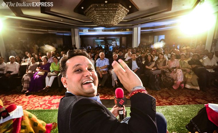 amish tripathi, express adda, author amish tripathi, amish tripathi at express adda, amish public debate, amish tripathi extremists, india news, indian express