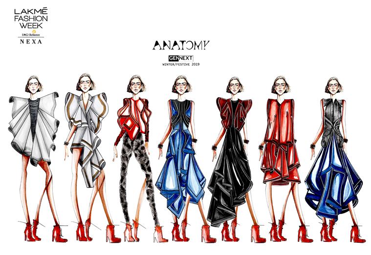 anatomy by gaurav, Lakme Fashion Week, Lakme Fashion week 2019, gen next designer, indian express