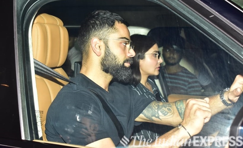 anushka, virat airport photos
