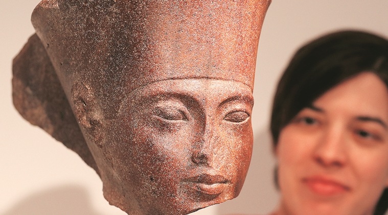 King Tutankhamun statue, King Tutankhamun statue sale, ancient artefacts auction, Egyptian government, Egyptian relic auction, Indian Express news