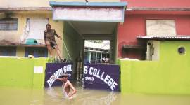assam floods assam floods, assam flood news, DHUBRI, dhubri jail, dhubri jail flooded, dhubri college. dhubri flooded, indian express