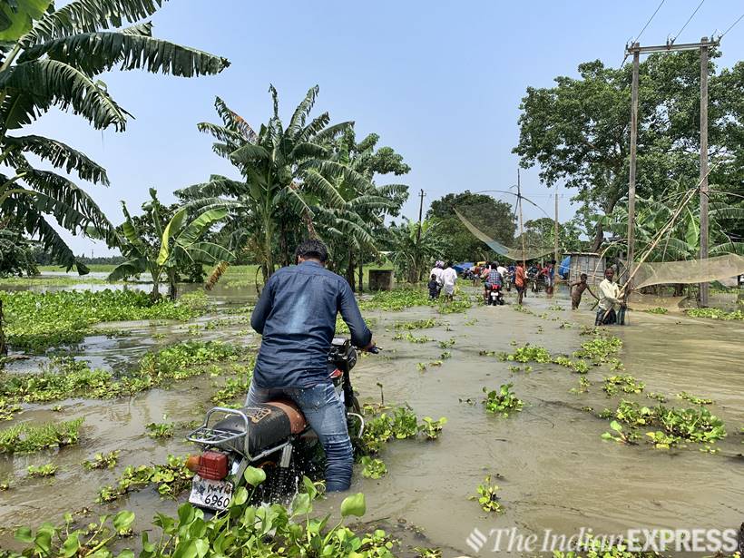 Assam, Assam floods, Assam flood news, Assam weather, Assam news, Assam rain news, Assam floods army, Baksa, Baksa assam, Assam floods,Kaziranga National Park indian express, latest news