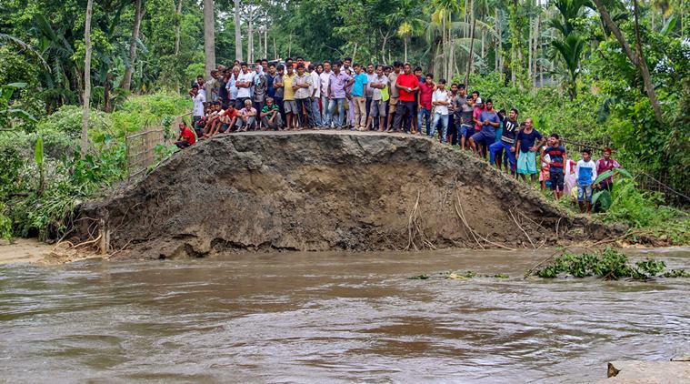 Assam, Assam floods, Assam floods death toll, Assam flood news, Assam weather, Assam news, Assam rain news, Assam floods update, Assam update, Assam floods army, Baksa, Baksa assam, Assam floods, indian express, latest news