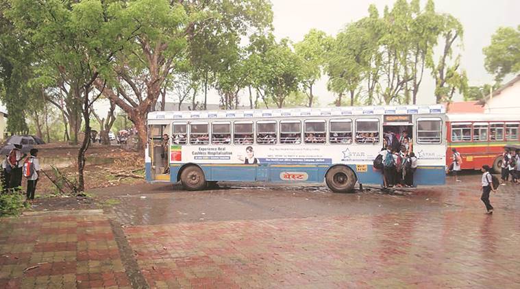 At Mumbais Aarey Colony 1500 Students Six Buses Running