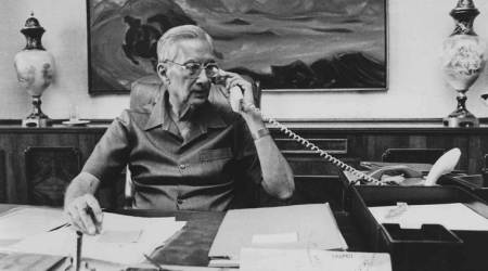 The youngest son of industrialist and philanthropist Ghanshyam Das Birla, Basant Kumar was born on January 12, 1921. (Express archives by Subhankar Chakraborty)