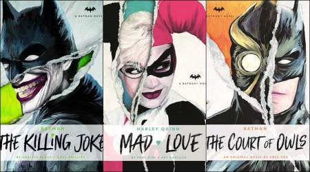 Three novels set in the Batman universe take the superhero into the realm of prose
