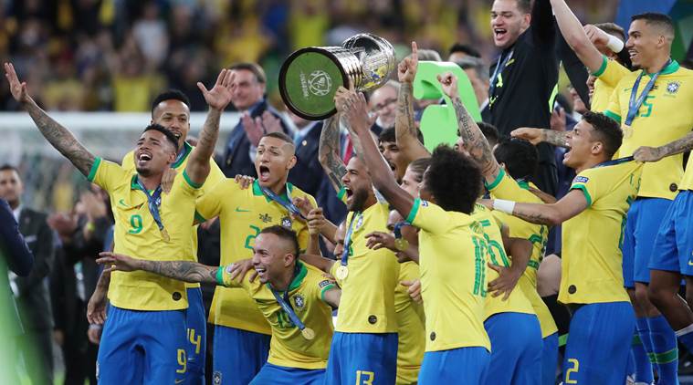 Gabriel Jesus takes centre stage as Brazil win Copa America | Football ...