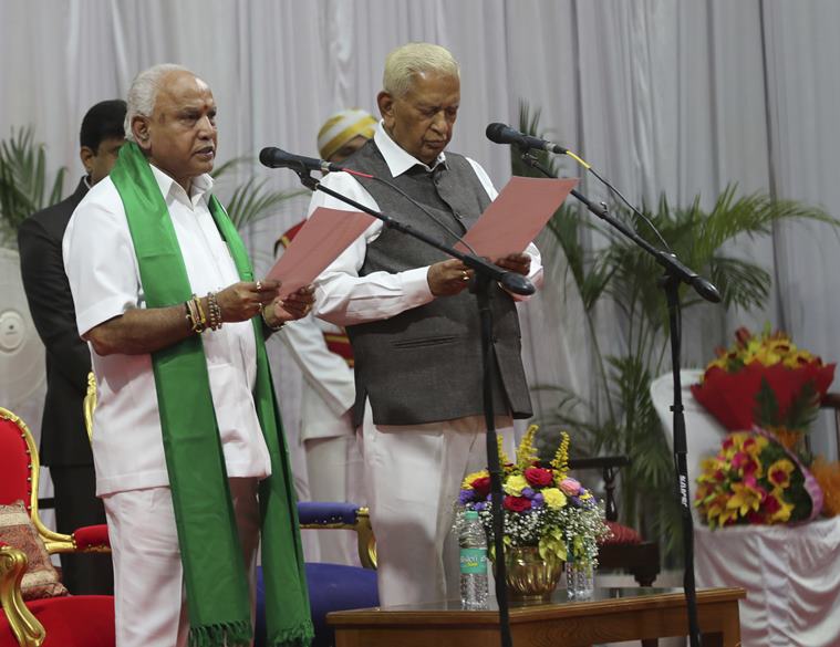 karnataka crisis, bs yeddyurappa, bs yediyurappa, karnataka chief minister, chief minister of karnataka, karnataka live, karnataka live updates, karnataka bjp, karnataka coalition, karnataka congress, jd(s), india news, Indian Express