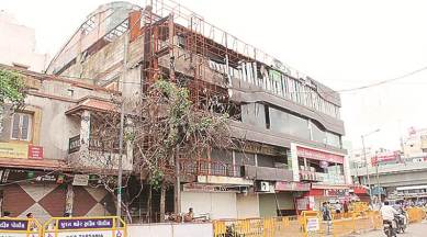 Takshashila arcade fire SMC begins demolition drive, razes illegal dome  structure | India News,The Indian Express