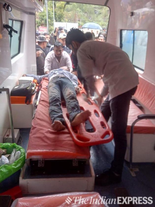 Building collapse, Solan building collapse,Indian Army, Himachal Pradesh,Himachal Pradesh building collapse, Kumarhattia Nahan road, India News, Indian Express