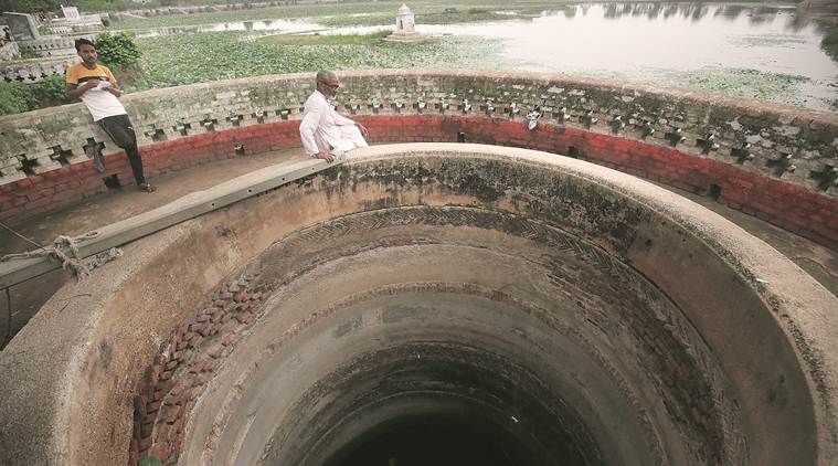 bundelkhand water conservation, drought bundelkhand, water crisis, water conservation wells, gureh village, banda, mgnregs, india news, indian express, latest news