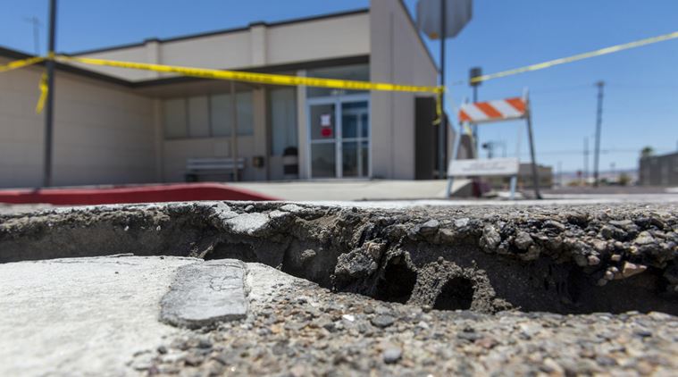 california, california earthquake, california eartquakes, aftershocks, us, united states, trona, ridgecrest, donald trump, mojave desert, aid, fedral aid, world news, indan express news