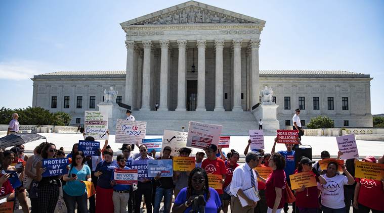 US citizenship row, citizenship protests, donald trump, US justice department, US news