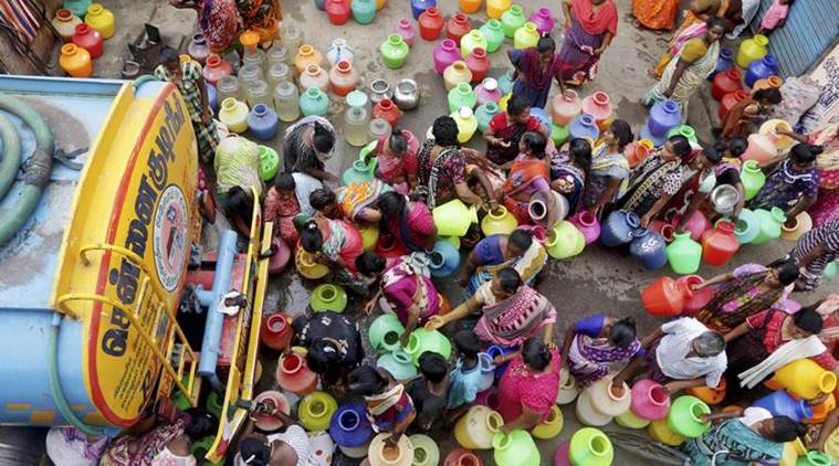 chennai water crisis, chennai water crisis photos, tamil nadu dams, Edappadi K Palaniswami, tamil nadu water shortage, tamil nadu water crisis, chennai water shortage, indian express
